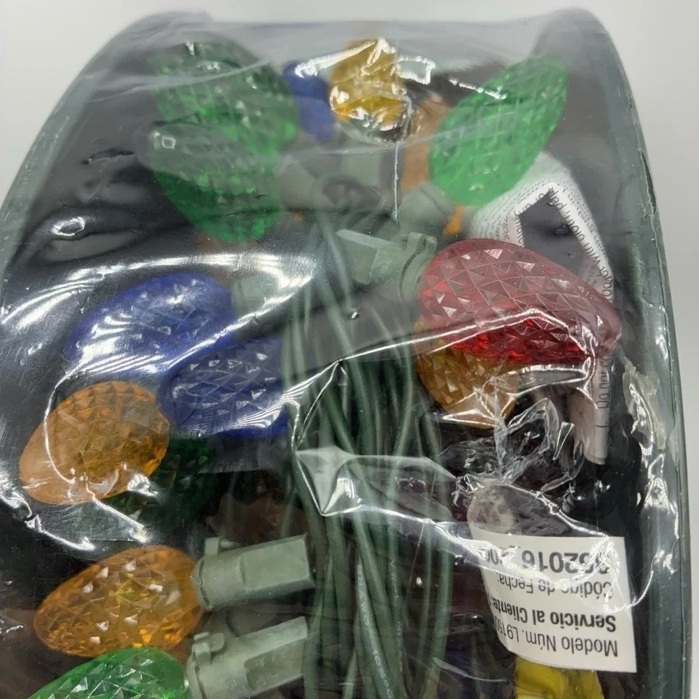 Home‎ Accents LED Lights 150 C6 Multi-Color Green Wire In A Roll 49.8 Ft Holiday